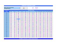 Chinesische Konzeption Kalender