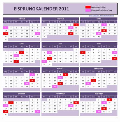 Eisprungkalender